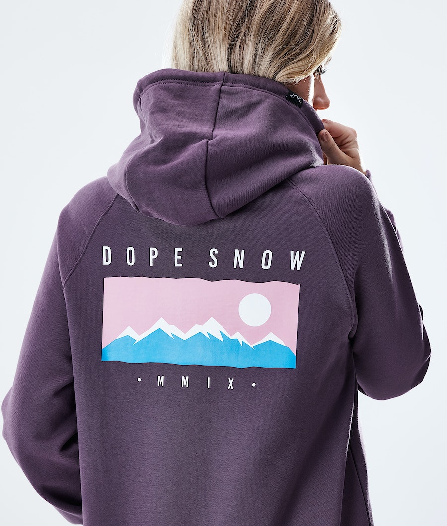 Dope Regular Range Hoodie Damen Lila | XE5697830