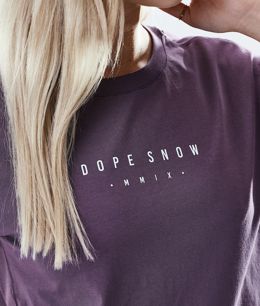Dope Regular Range T-Shirts Damen Lila | QA6918574
