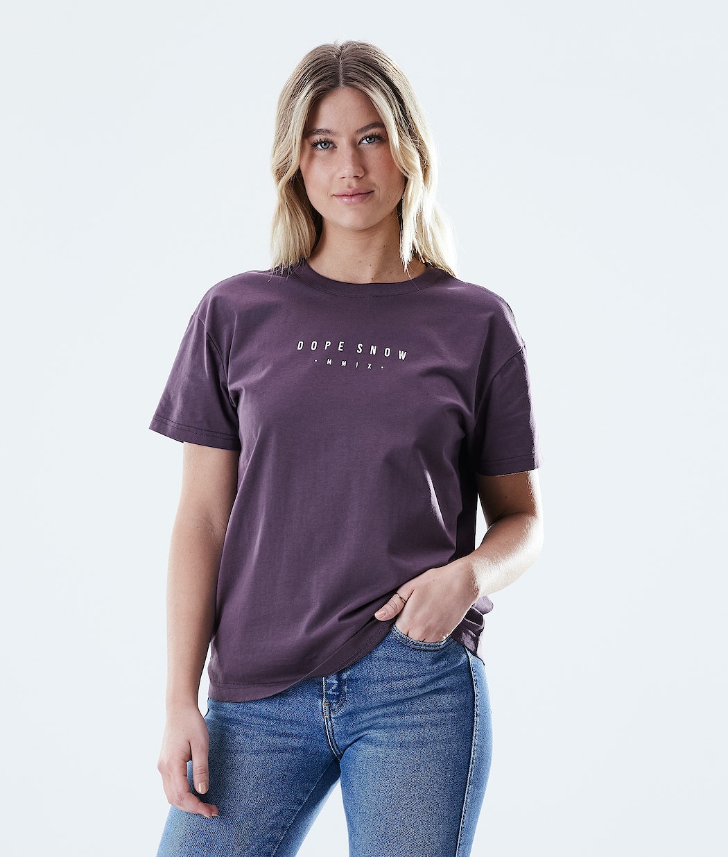 Dope Regular Range T-Shirts Damen Lila | QA6918574