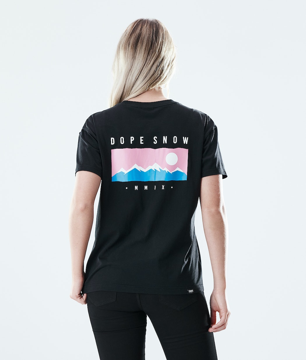 Dope Regular Range T-Shirts Damen Schwarz | JB6907231