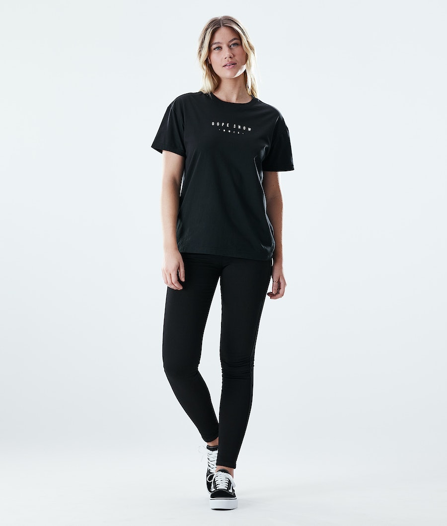 Dope Regular Range T-Shirts Damen Schwarz | JB6907231