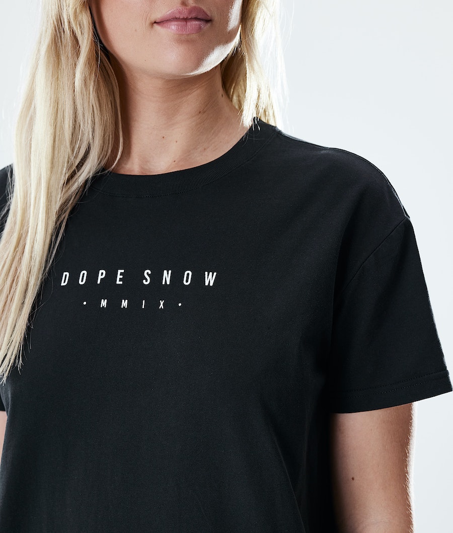 Dope Regular Range T-Shirts Damen Schwarz | JB6907231