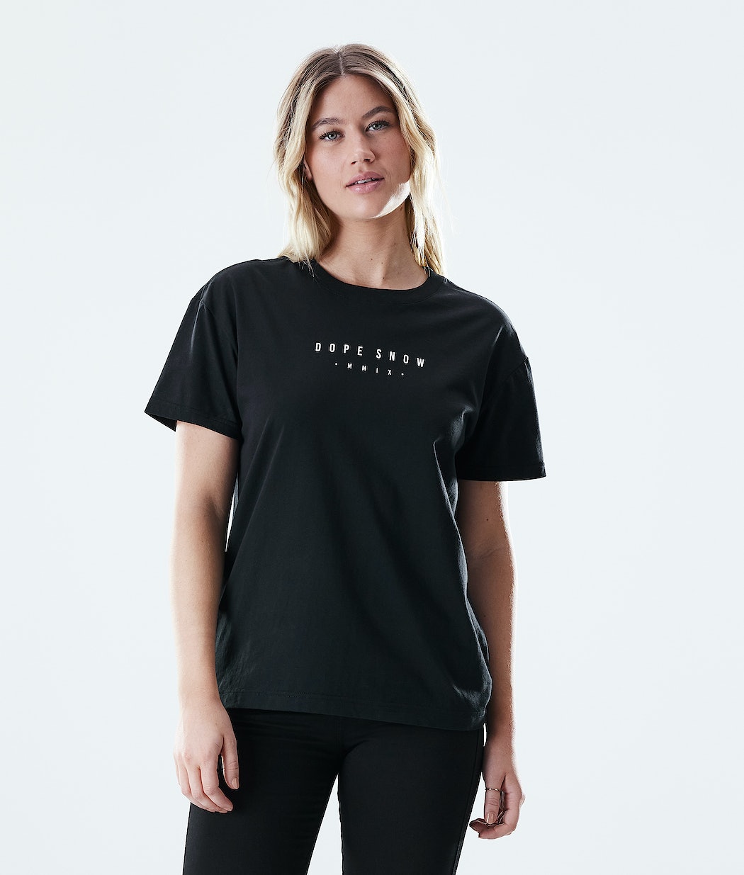 Dope Regular Range T-Shirts Damen Schwarz | JB6907231