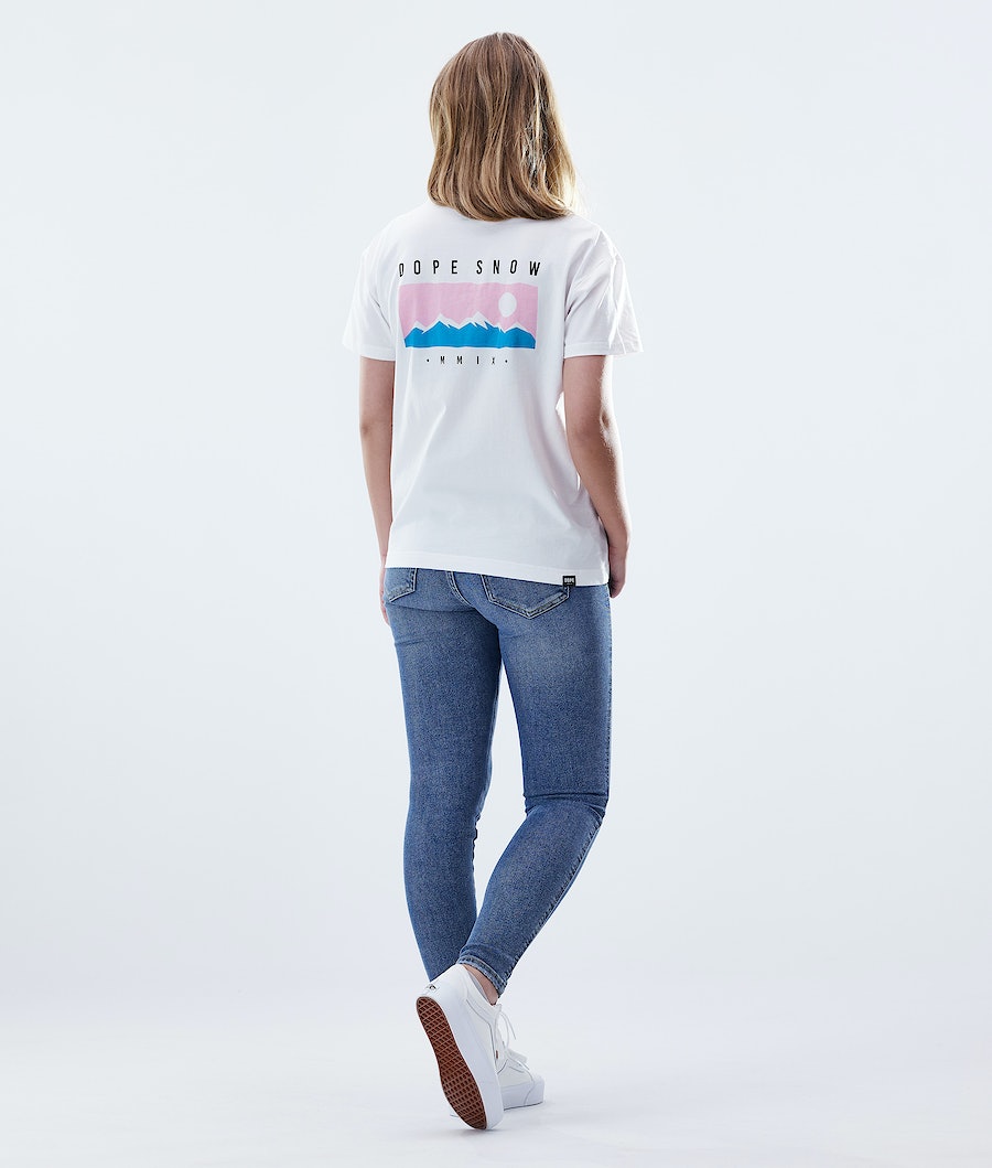 Dope Regular Range T-Shirts Damen Weiß | KM1284603