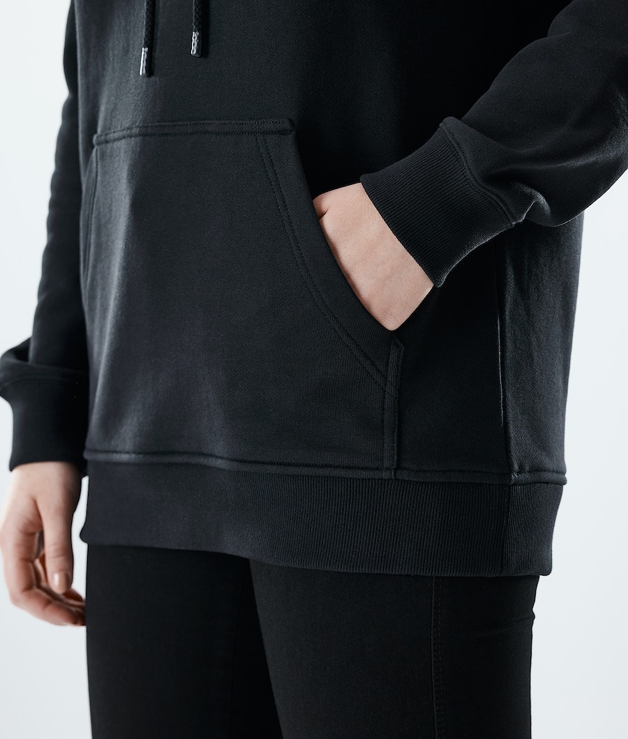 Dope Regular Rose Hoodie Damen Schwarz | JP3740215