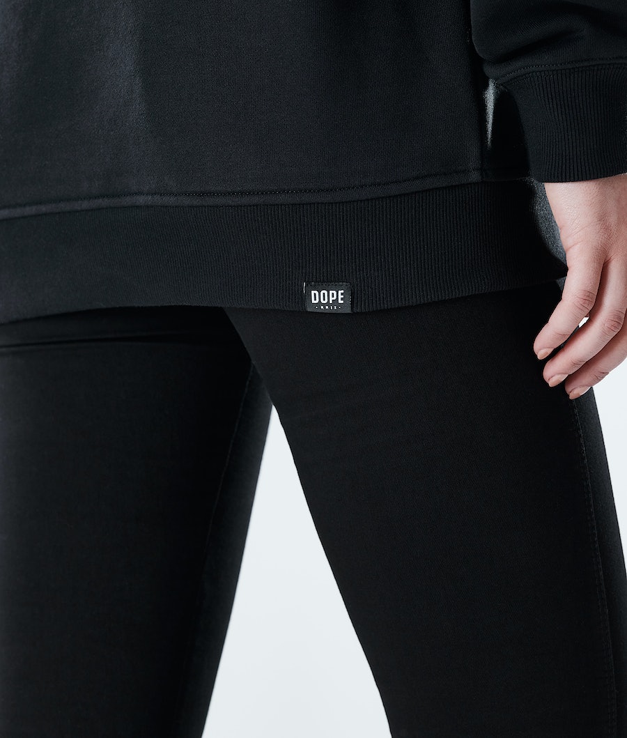 Dope Regular Rose Hoodie Damen Schwarz | JP3740215