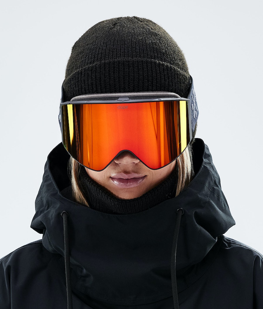 Dope Sight Skibrille Herren Schwarz Rot | EP8763409