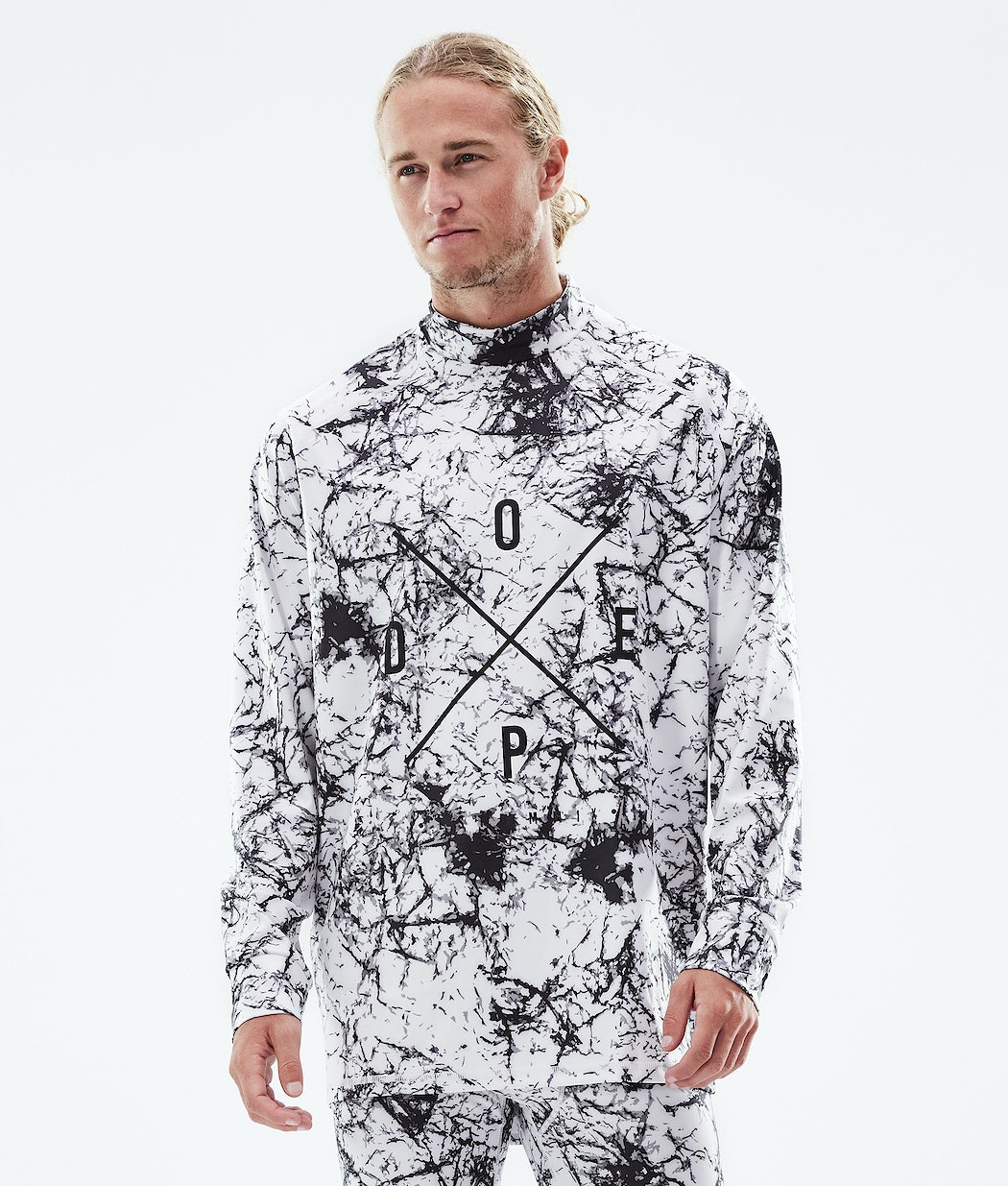 Dope Snuggle 2X-UP Funktionsshirt Herren Weiß Schwarz | IA6954032
