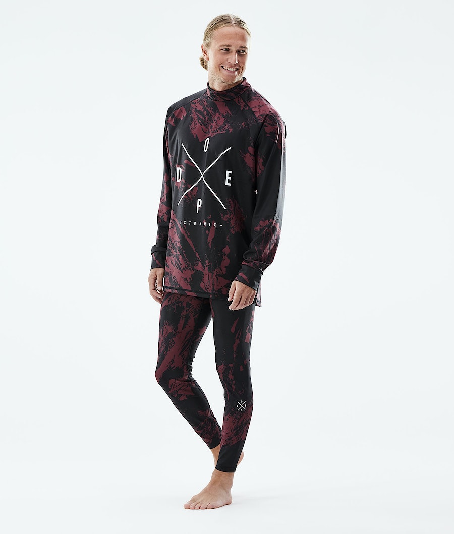 Dope Snuggle 2X-UP Funktionsshirt Herren Bordeaux | SK5047369