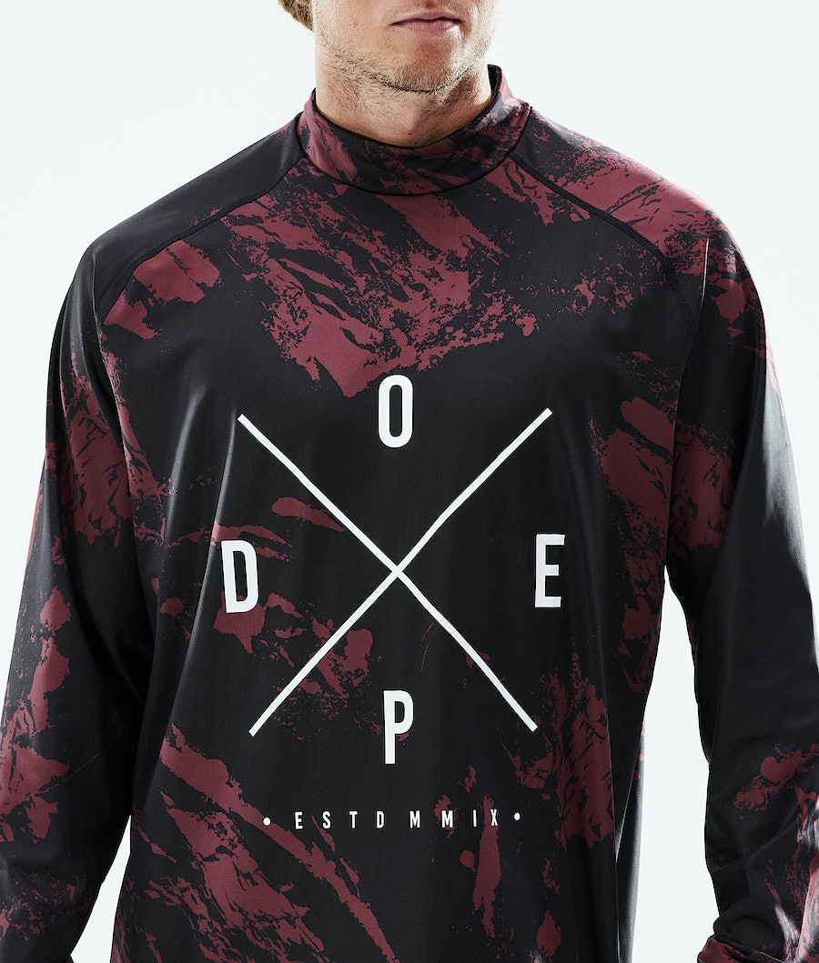 Dope Snuggle 2X-UP Funktionsshirt Herren Bordeaux | SK5047369
