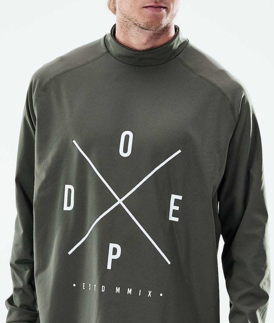 Dope Snuggle 2X-UP Funktionsshirt Herren Olivgrün Grün | TD4805213