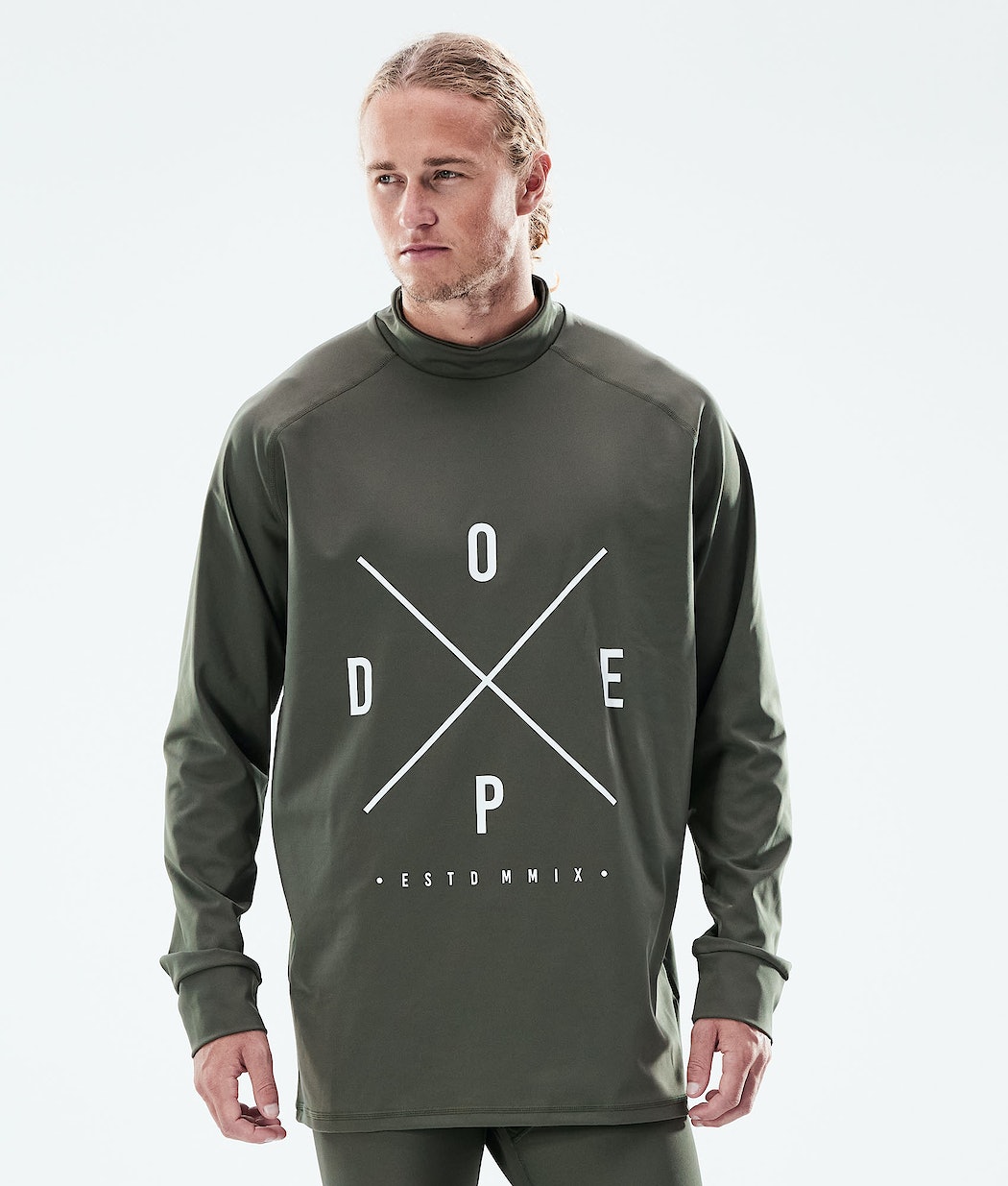 Dope Snuggle 2X-UP Funktionsshirt Herren Olivgrün Grün | TD4805213