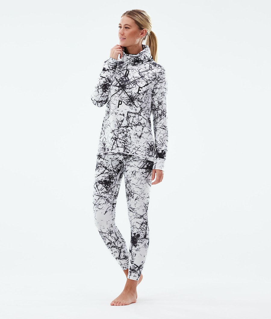 Dope Snuggle 2X-UP W Funktionshose Damen Weiß Schwarz | JA6798201