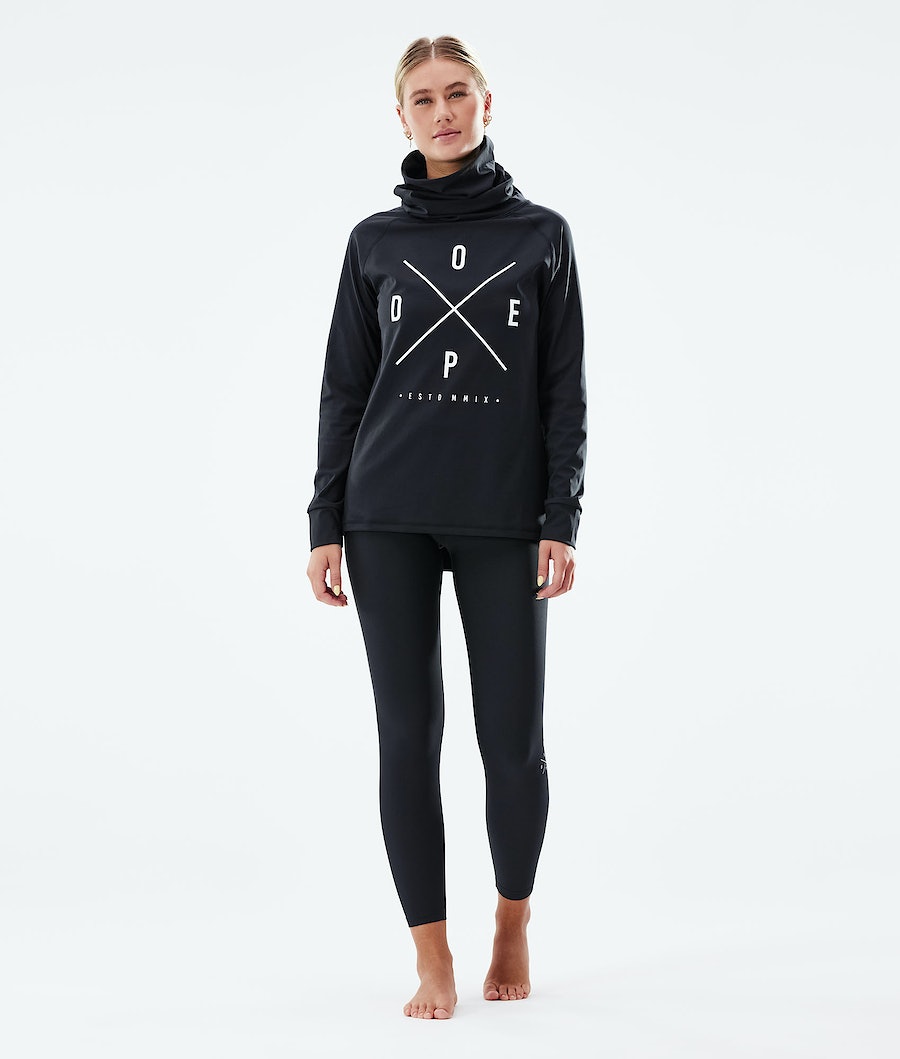Dope Snuggle 2X-UP W Funktionsshirt Damen Schwarz | GL3850179