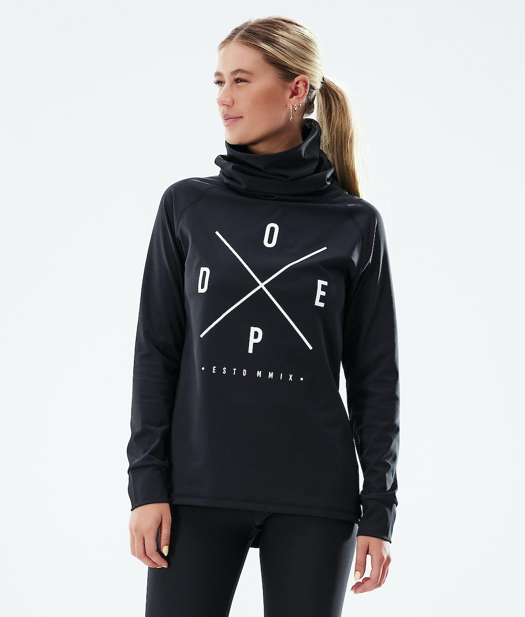 Dope Snuggle 2X-UP W Funktionsshirt Damen Schwarz | GL3850179