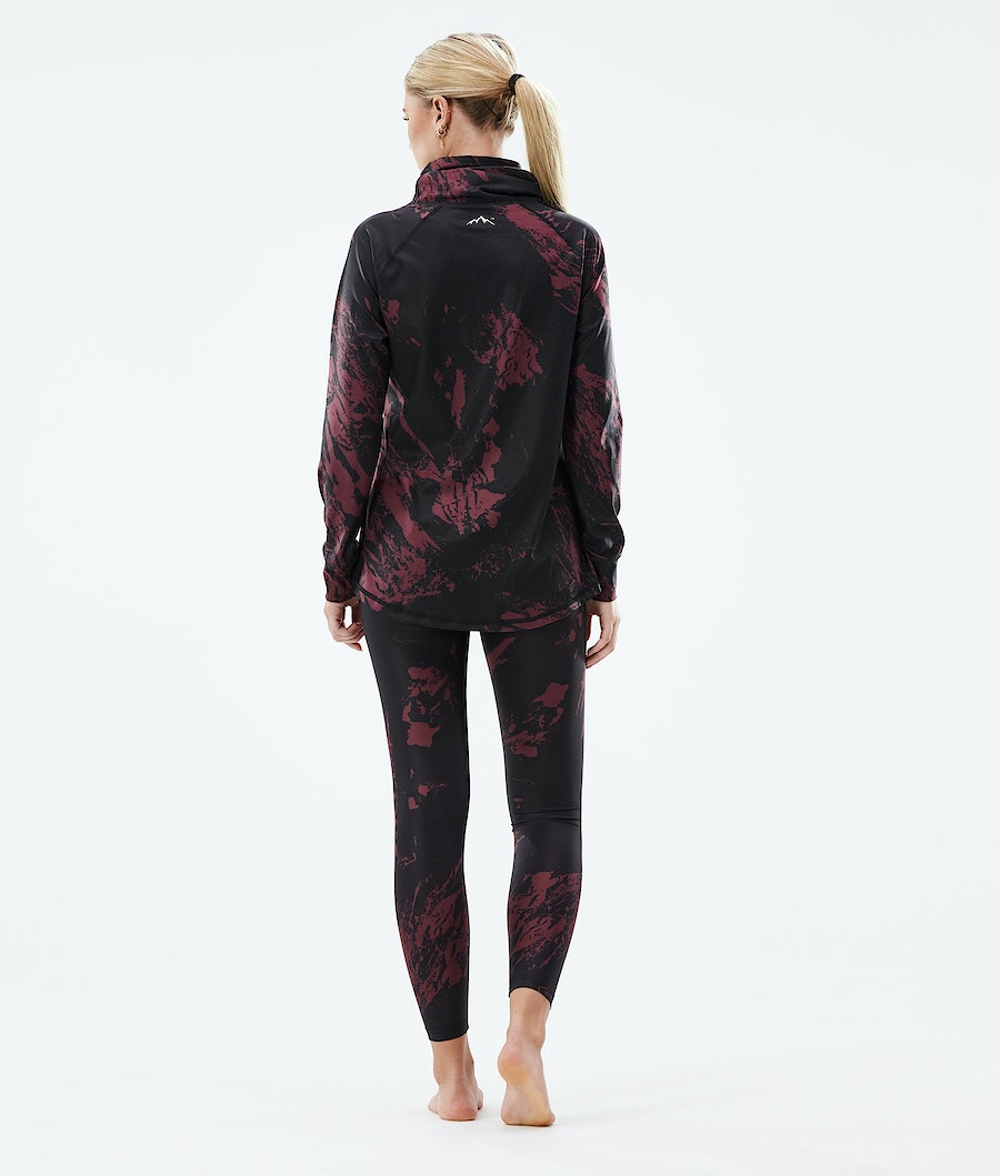 Dope Snuggle 2X-UP W Funktionsshirt Damen Bordeaux | HU6273140