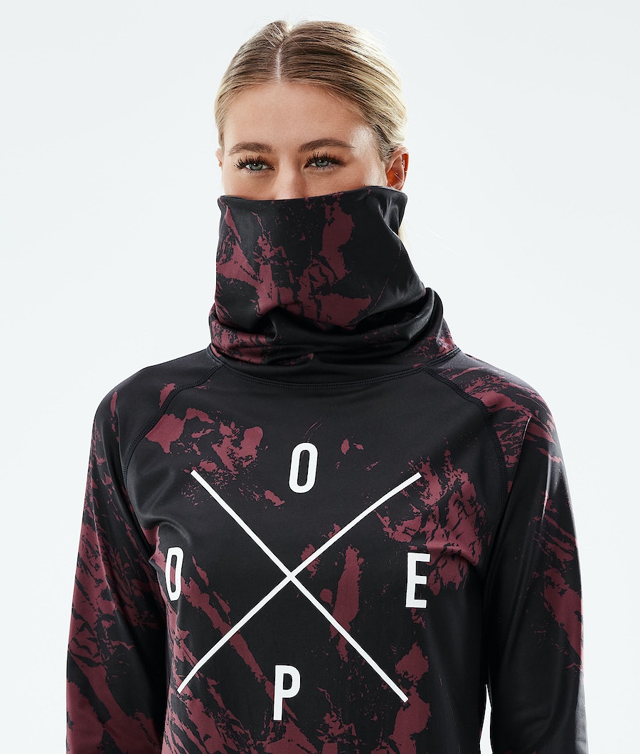 Dope Snuggle 2X-UP W Funktionsshirt Damen Bordeaux | HU6273140