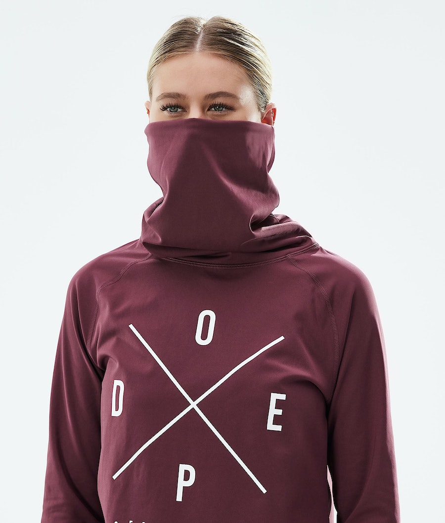 Dope Snuggle 2X-UP W Funktionsshirt Damen Bordeaux | JK6129407