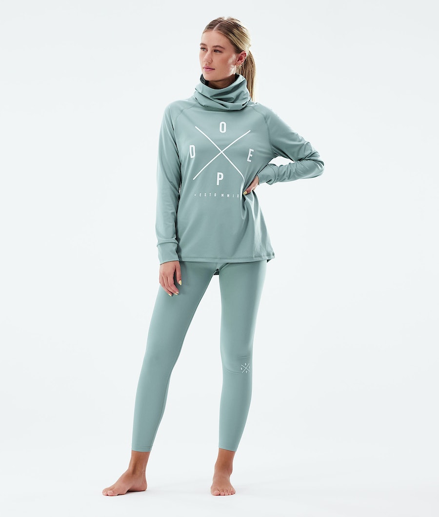 Dope Snuggle 2X-UP W Funktionsshirt Damen Grün | SD2096413