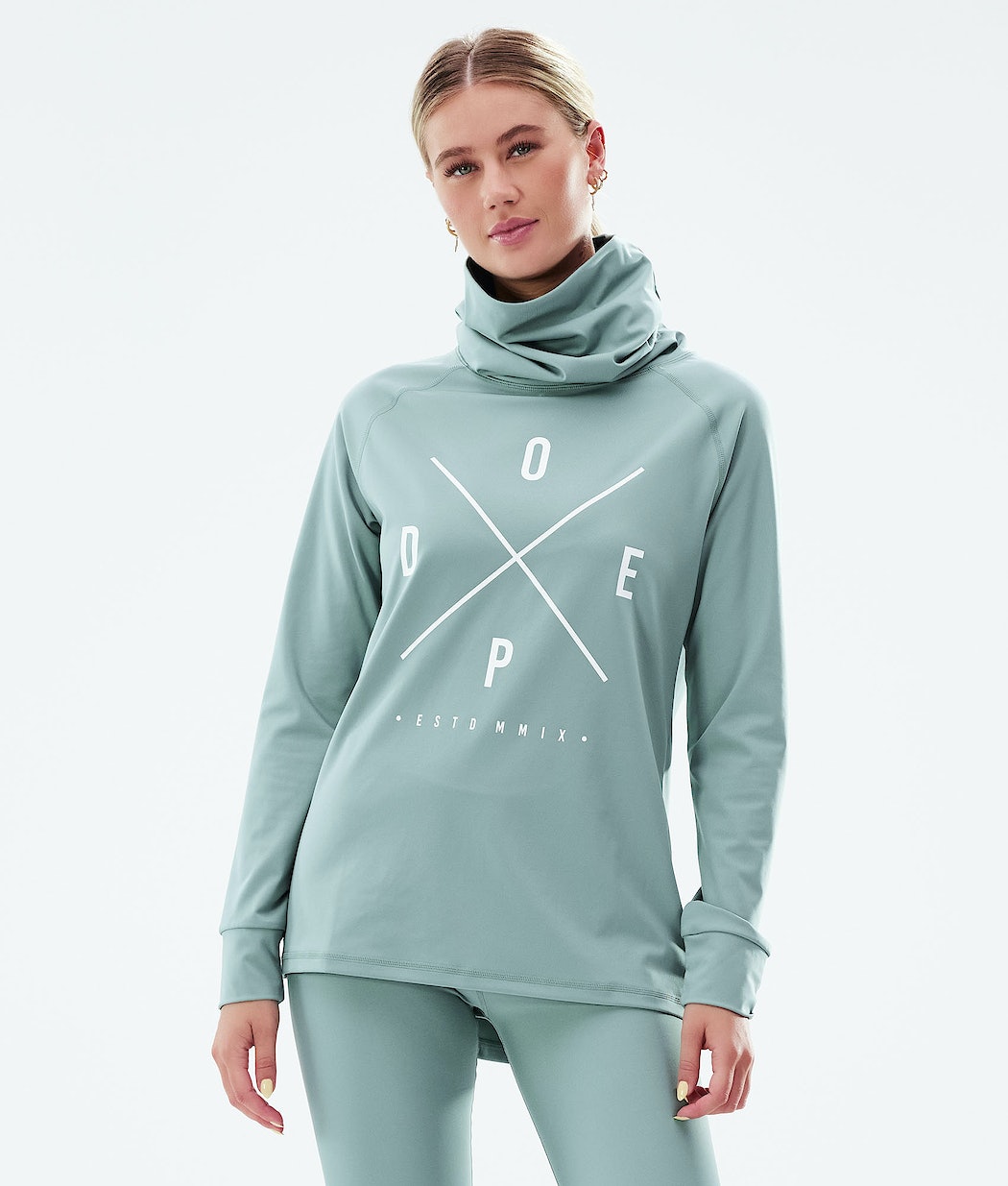 Dope Snuggle 2X-UP W Funktionsshirt Damen Grün | SD2096413