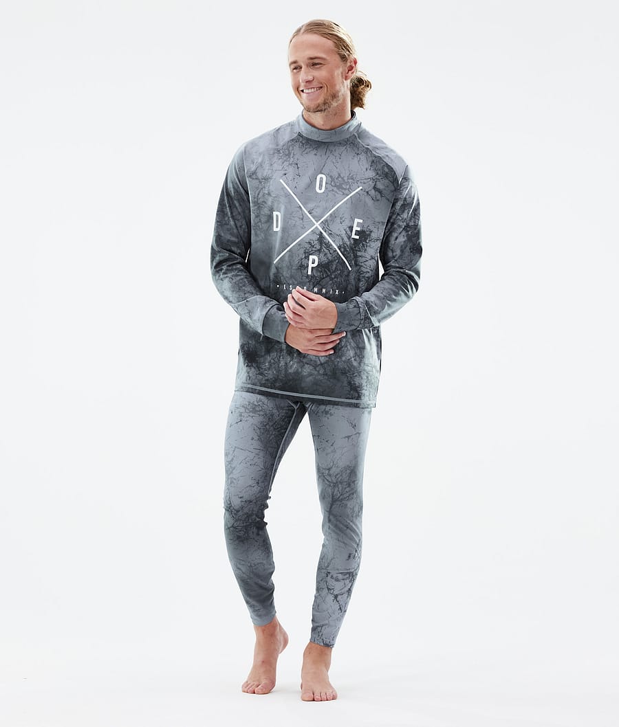 Dope Snuggle Funktionsshirt Herren Grau Blau | QU2075639