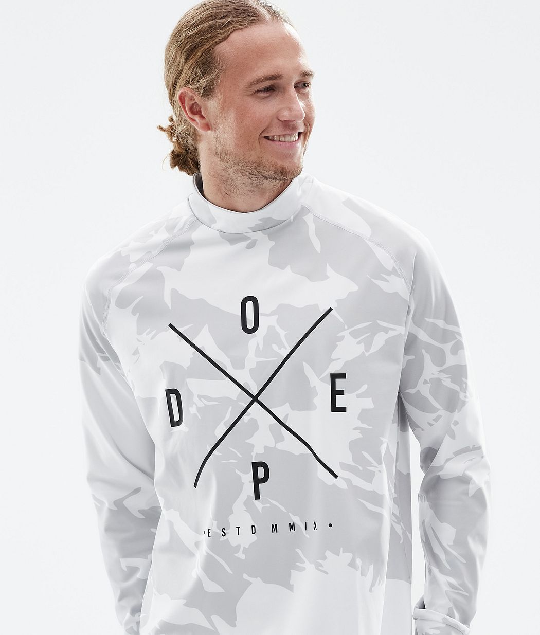 Dope Snuggle Funktionsshirt Herren Grau Camouflage | YG9318256