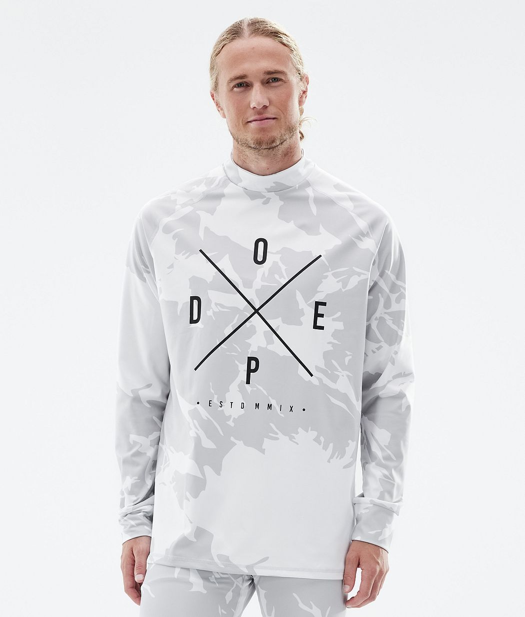 Dope Snuggle Funktionsshirt Herren Grau Camouflage | YG9318256