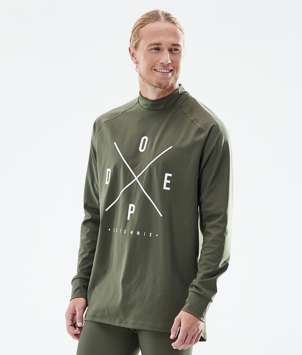 Dope Snuggle Funktionsshirt Herren Olivgrün Grün | RL9635814