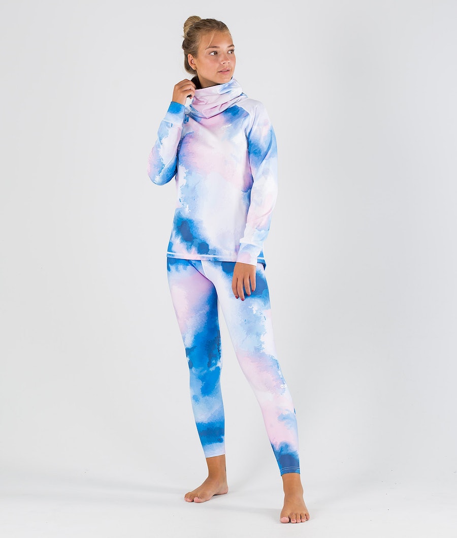 Dope Snuggle OG W Funktionsshirt Damen Blau Rosa | LA9802473