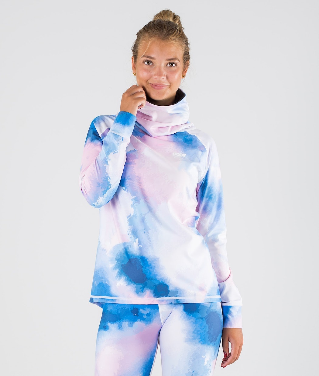 Dope Snuggle OG W Funktionsshirt Damen Blau Rosa | LA9802473