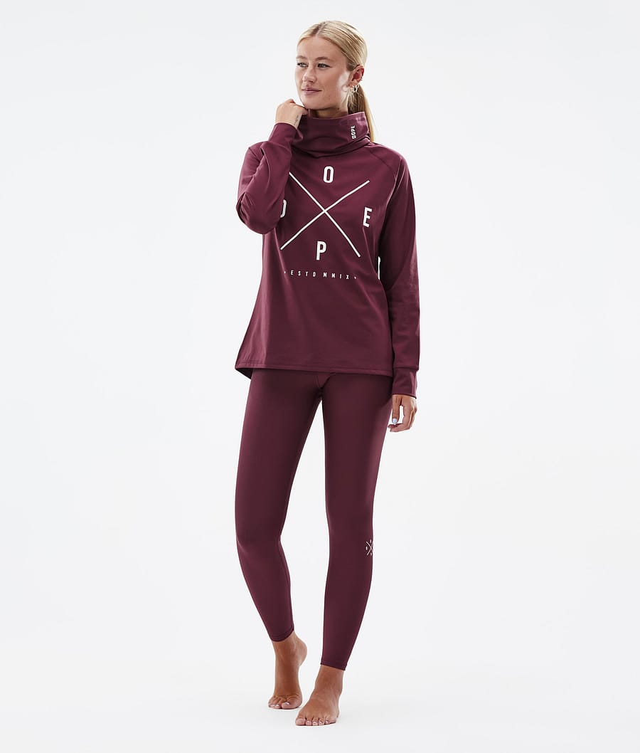 Dope Snuggle W Funktionshose Damen Bordeaux | NI8213546