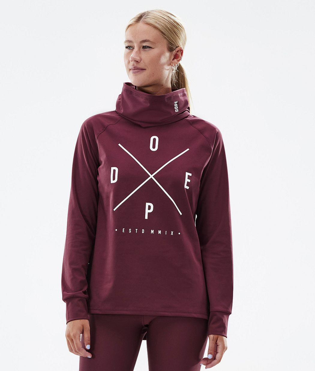Dope Snuggle W Funktionsshirt Damen Bordeaux | RE3096857
