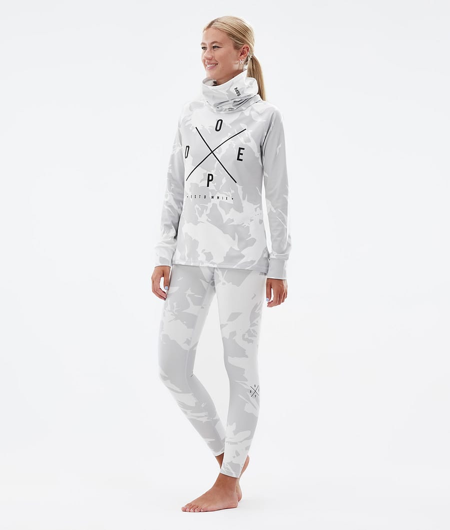 Dope Snuggle W Funktionsshirt Damen Grau Camouflage | LV7368015