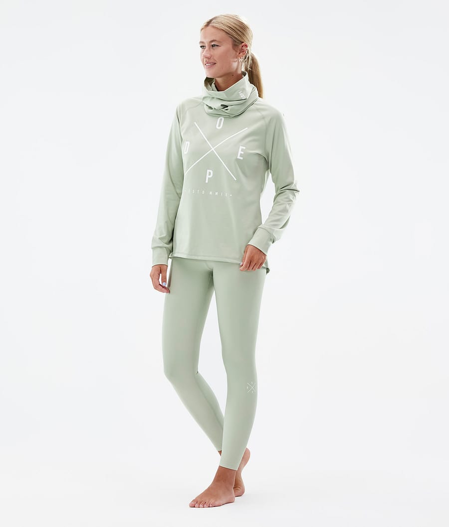Dope Snuggle W Funktionsshirt Damen Grün | MZ9058416