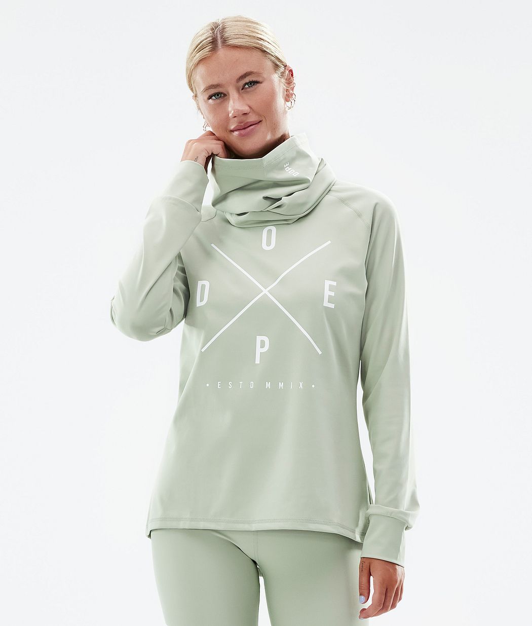 Dope Snuggle W Funktionsshirt Damen Grün | MZ9058416