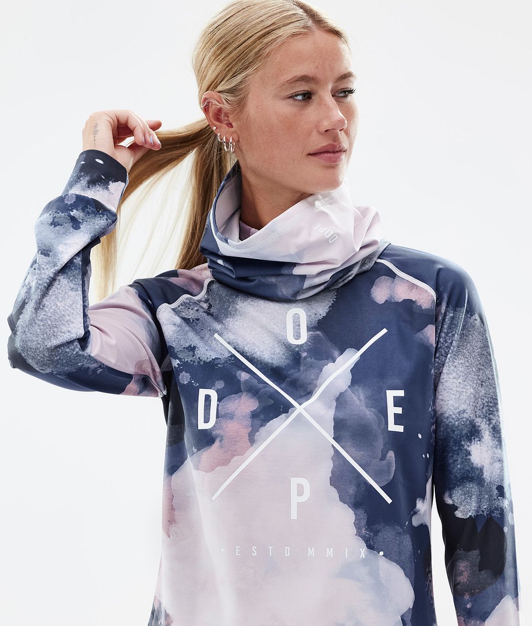 Dope Snuggle W Funktionsshirt Damen Mehrfarbig Navy | JG2361087