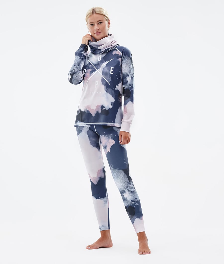 Dope Snuggle W Funktionsshirt Damen Mehrfarbig Navy | JG2361087
