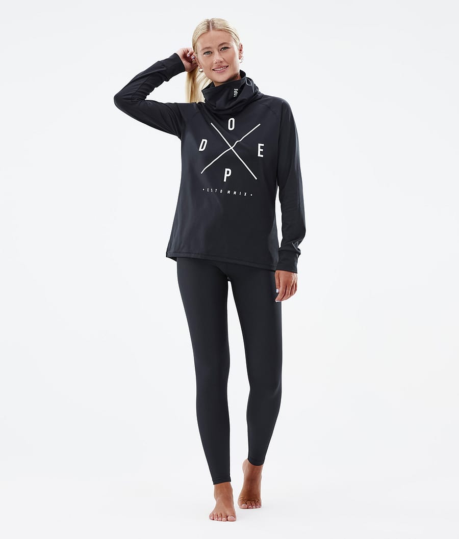 Dope Snuggle W Funktionsshirt Damen Schwarz | VU7125893