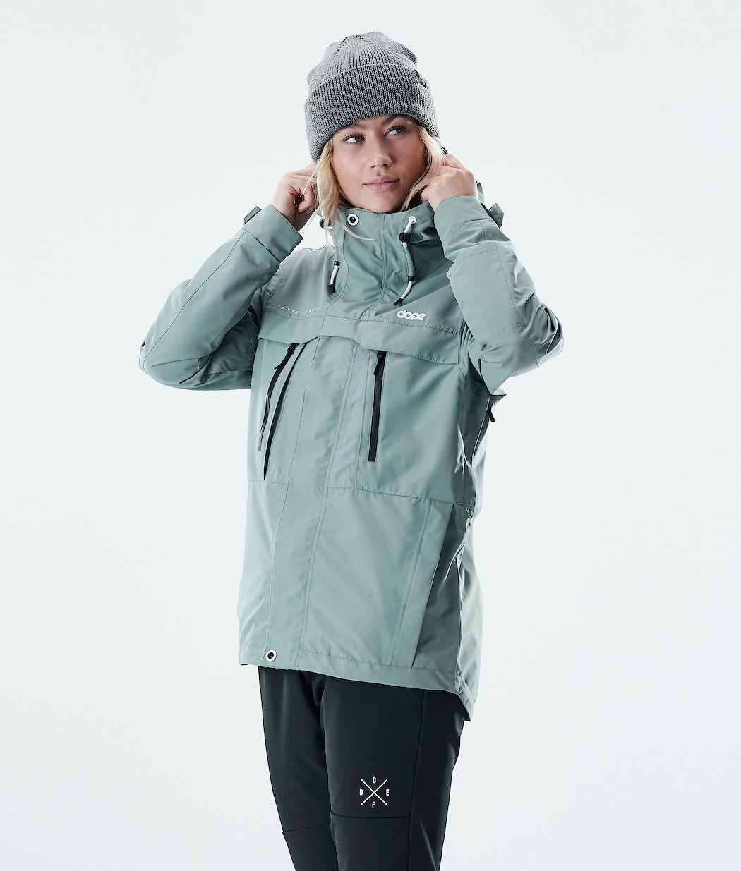 Dope Trekker W Skijacke Damen Grün | GY5087612