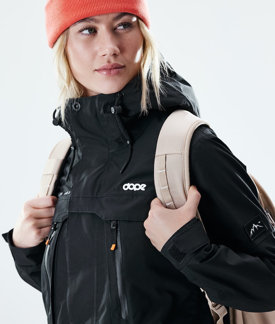 Dope Trekker W Skijacke Damen Schwarz | YK9183570