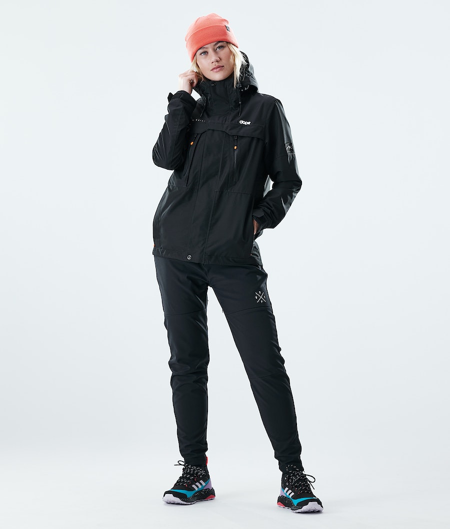 Dope Trekker W Skijacke Damen Schwarz | YK9183570