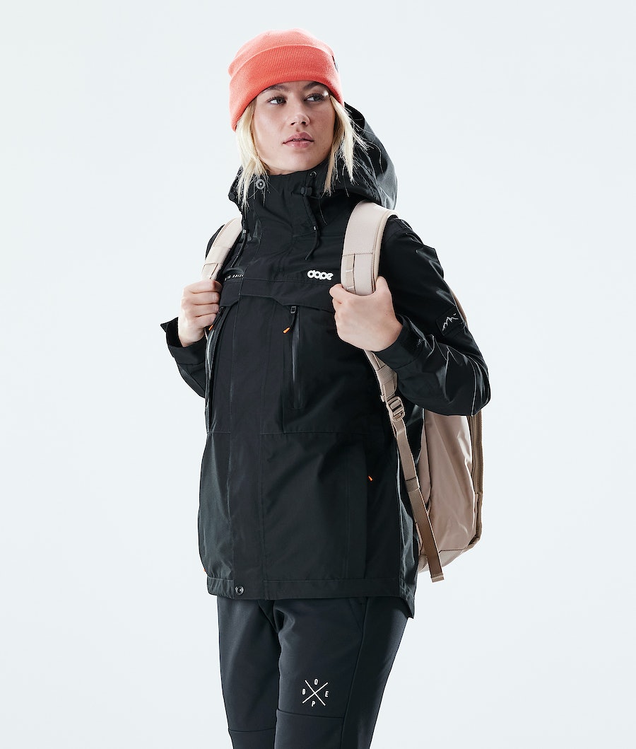 Dope Trekker W Skijacke Damen Schwarz | YK9183570