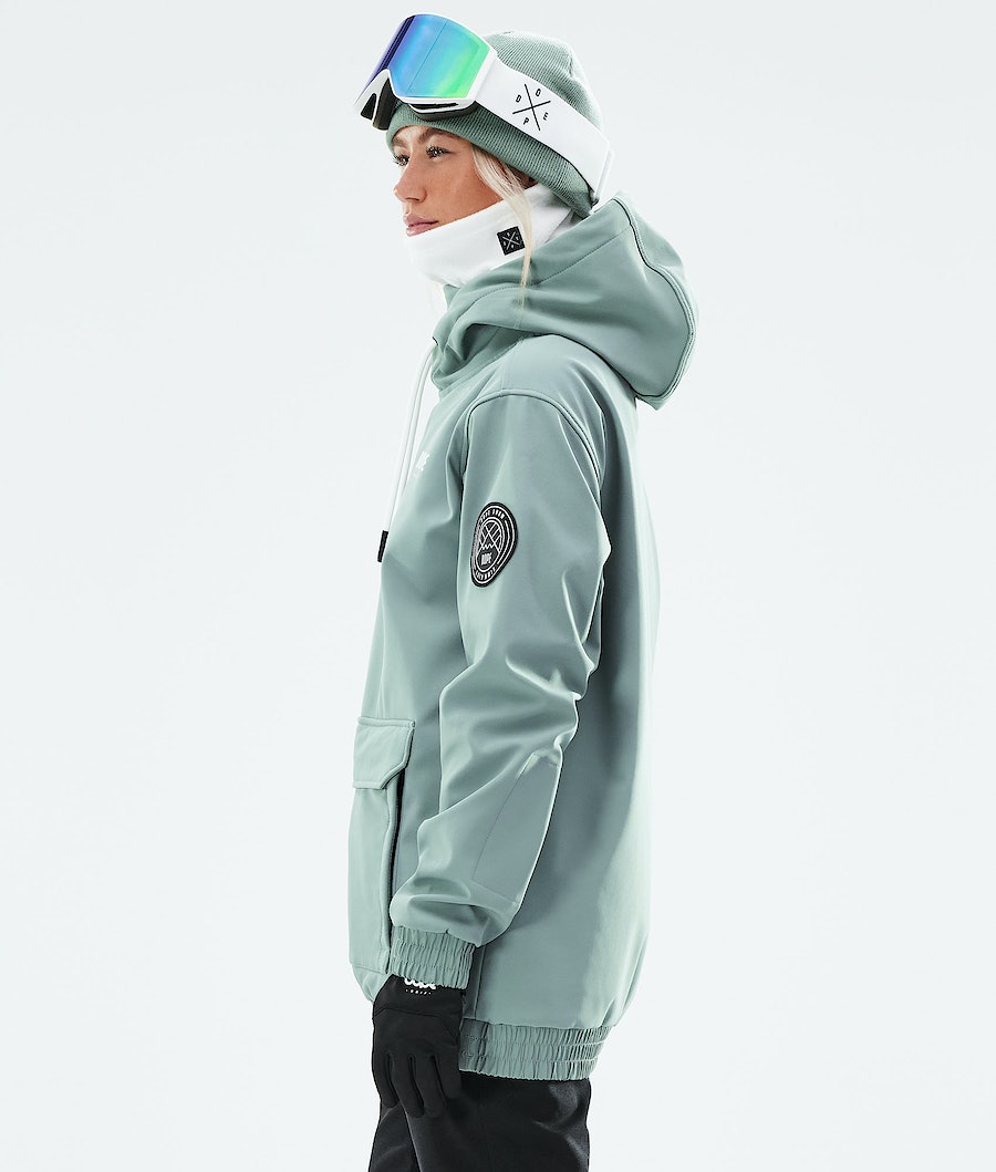 Dope Wylie Snowboardjacke Damen Grün | GO2154739