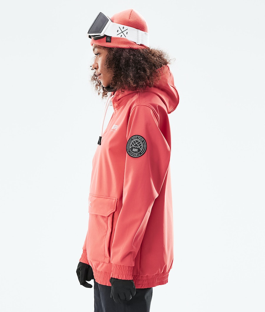 Dope Wylie Snowboardjacke Damen Koralle | EQ3680519