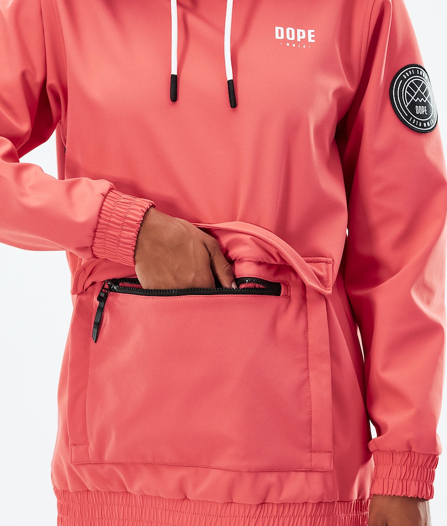 Dope Wylie Snowboardjacke Damen Koralle | EQ3680519