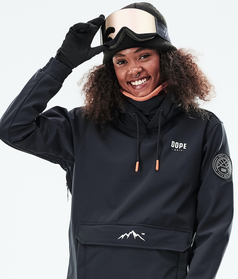 Dope Wylie Snowboardjacke Damen Schwarz | ER2708593