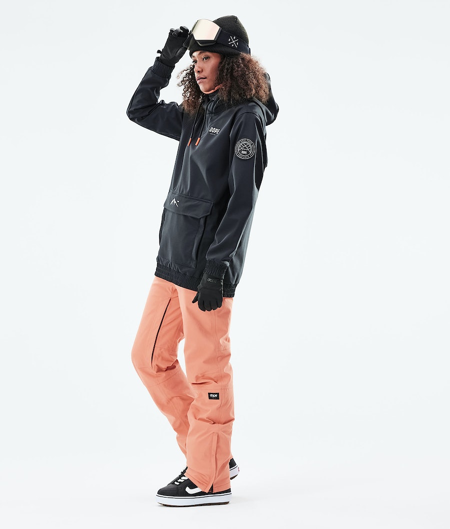 Dope Wylie Snowboardjacke Damen Schwarz | ER2708593