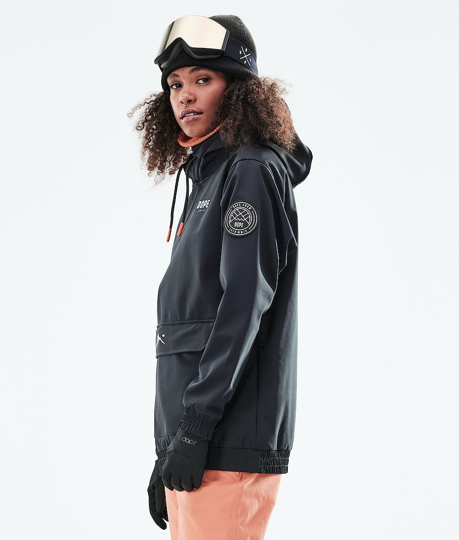 Dope Wylie Snowboardjacke Damen Schwarz | ER2708593