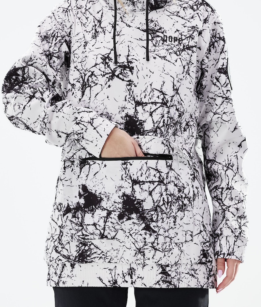 Dope Wylie Snowboardjacke Damen Weiß Schwarz | SE1673049