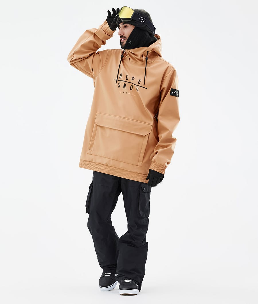 Dope Wylie Snowboardjacke Herren Khaki Gelb | KS6459270